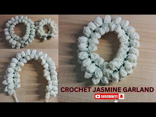 How to Crochet Mogra Flower Gajra #crochet #trending @NityaUphaar #youtubevideo