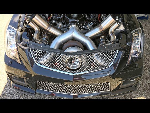 FASTEST Cadillac CTSV in the World - 106mm TURBO!