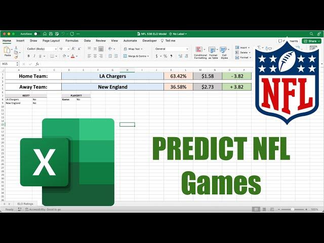 PREDICT NFL Games | FiveThirtyEight ELO Model