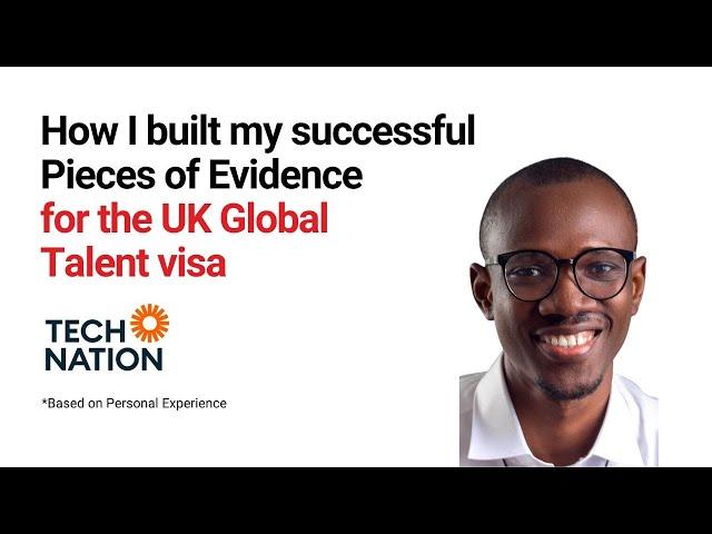 How to write pieces of evidences for the UK Tech Nation Global Talent Visa