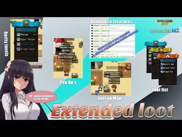 Extended Loot plugin (MZ + MV)