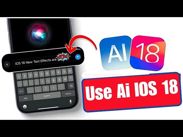 How to use AI in iOS 18 | How to use Ai feature in iOS 18 -  Activate Ai iPhone (iOS 18)