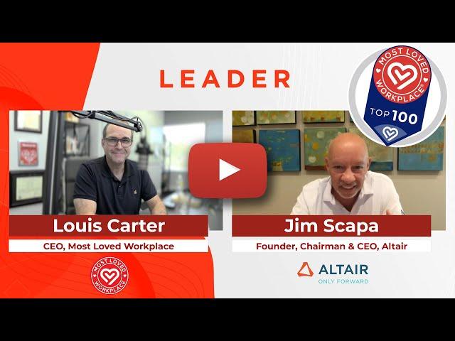 Altair CEO Jim Scapa on the Most Loved Workplace Leaders Show