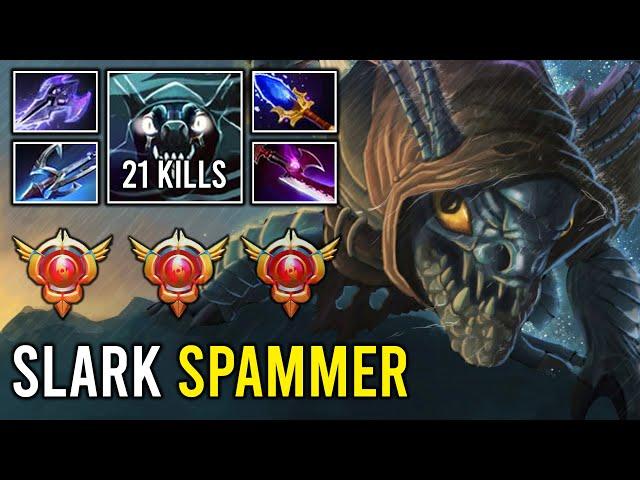 How to Play Like a Pro Carry Grandmaster Tier Slark Spammer 100% Can't Escape Dota 2