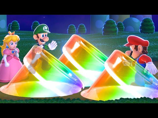 Super Mario 3D World - 3 Player Co-Op - World 1 + World 2 4K60FPS