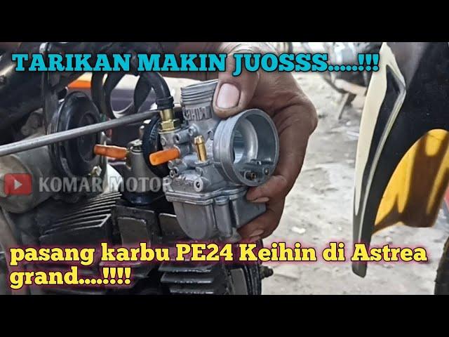 CARA PASANG KARBURATOR PE24  DI ASTREA GRAND||pemula wajib tau