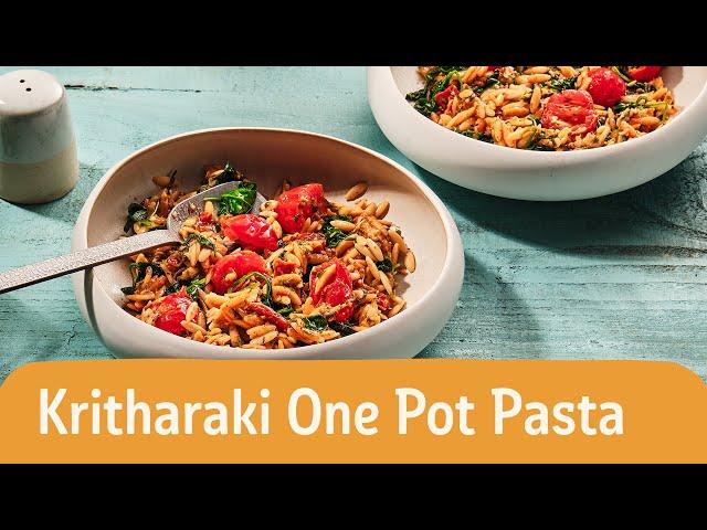 Vegetarische Kritharaki One Pot Pasta – einfach & schnell  | REWE Deine Küche