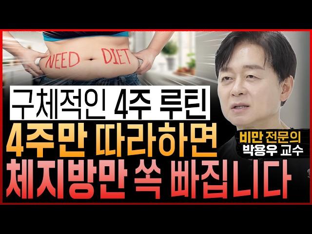 비만전문의도 성공해서 놀랐다! 체지방만 쥐어짜는 “솔직히 알려줘도 안 하는 4주 다이어트 구체적인 루틴” (비만연구만 33년 박용우 교수)