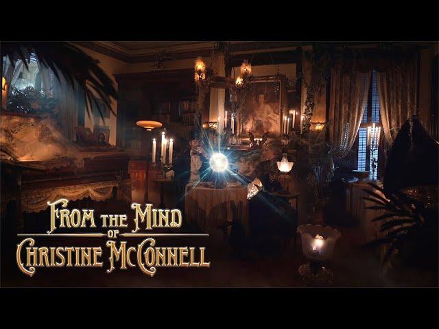 A Haunted Library on a Stormy Night: 4K Halloween Ambience - From the Mind of Christine McConnell