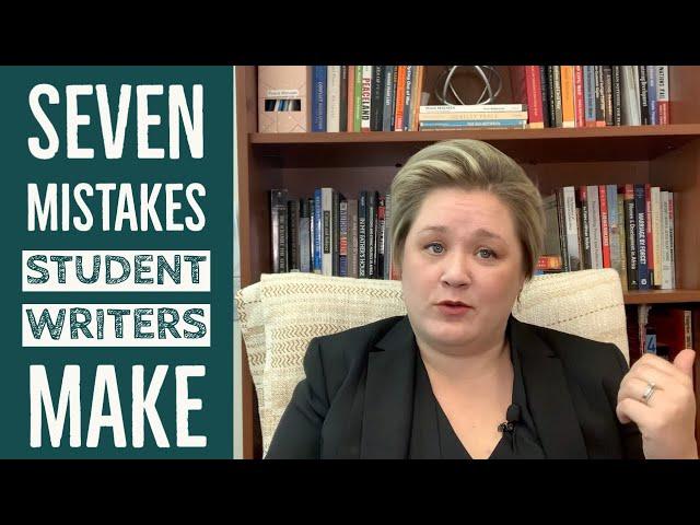 7 Mistakes Students Make in Academic Papers