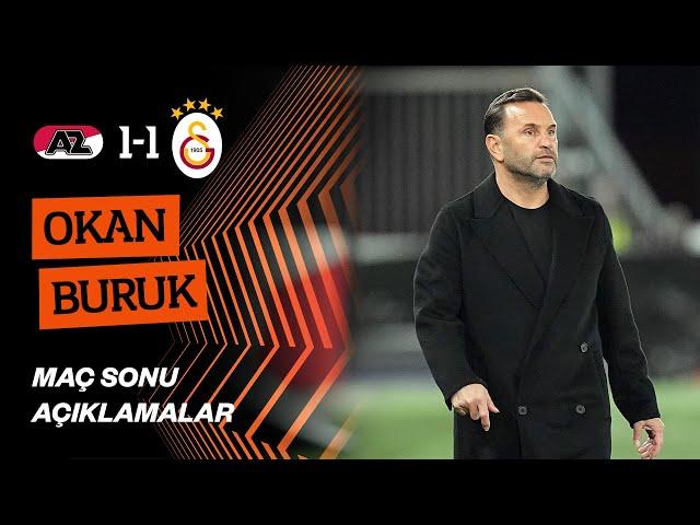  Teknik Direktörümüz Okan Buruk'un, AZ Alkmaar maçı sonrası açıklamaları #AZvGS #UEL