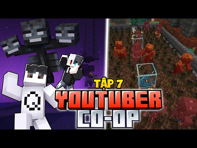 Minecraft YTB Co-op Tập 7: Xây Máy Farm Trail Chambers Và Wither Rose Bất Ổn!!