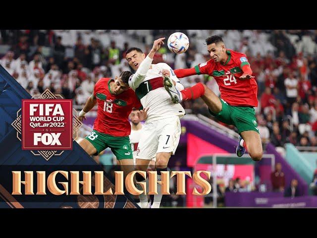 Morocco vs. Portugal Highlights | 2022 FIFA World Cup | Quarterfinals