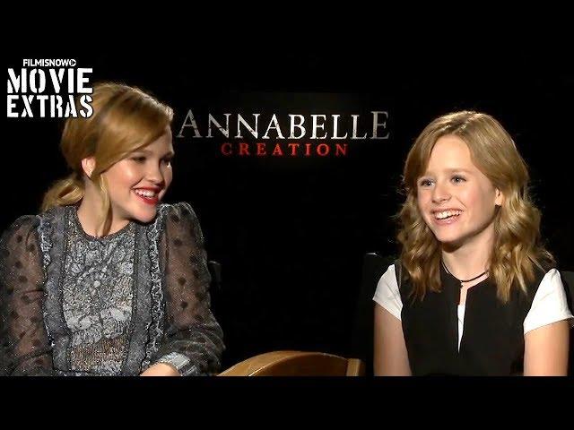 Annabelle: Creation (2017) Talitha Bateman & Lulu Wilson talk about the movie