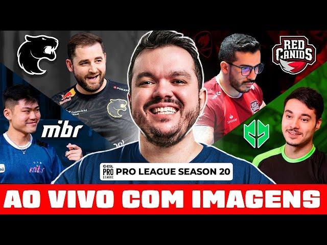 DIA 3 ESL Pro League Season 20  - COM Gaules AO VIVO COM IMAGENS