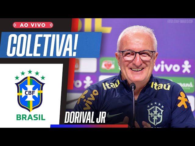 SELEÇÃO BRASILEIRA AO VIVO! Entrevista coletiva com DORIVAL JR!