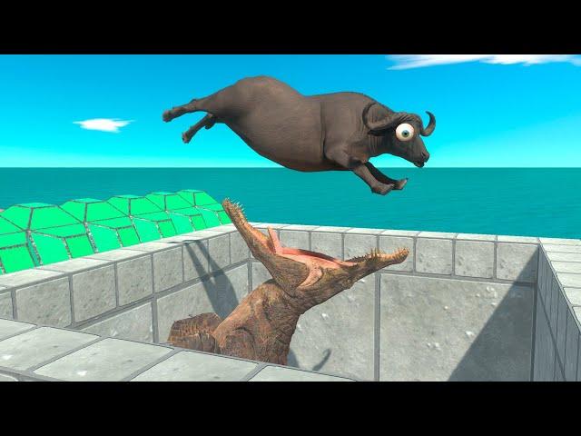 Jump Over Aquatics Monsters - Animal Revolt Battle Simulator