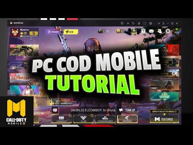 How to Play COD MOBILE (PC) 2024!