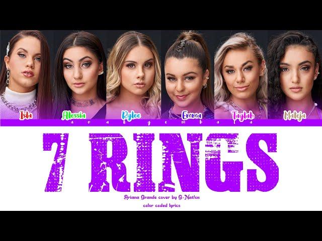 (Color Coded Lyrics) G-Nat!on - 7 Rings (Original by Ariana Grande) | The Voice Australia 2021