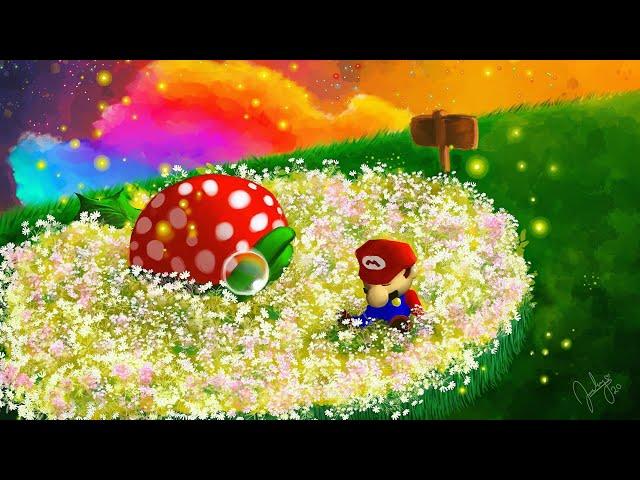 Mario's Long Night - Relaxing Mario Music (Up to Super Mario Bros. Wonder)