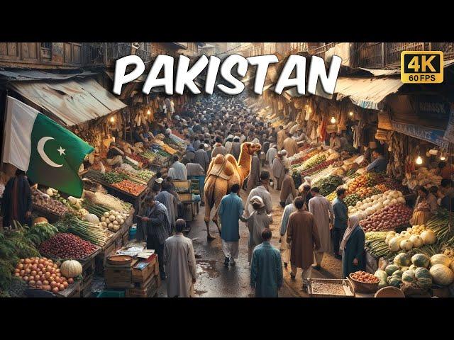  Pakistan INCREDIBLE Walking Tour in 4K 60FPS