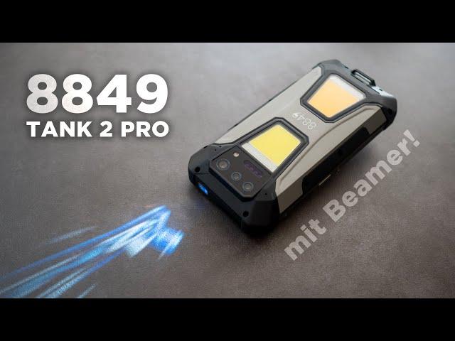 8849 Tank 2 Pro Unboxing & Review: Robustes Smartphone mit 100 Lumen Beamer!