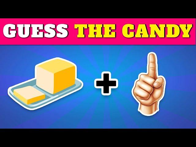 Guess the CANDY by Emoji?  | Emoji Quiz 2024 | Quiz Rainbow