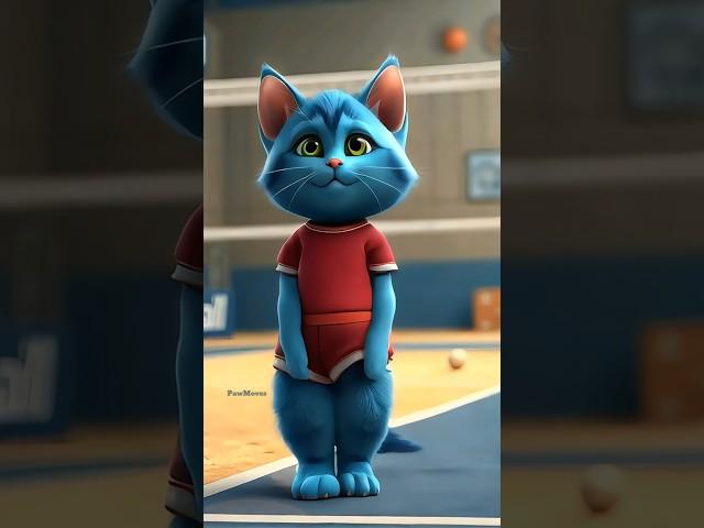 This Blue Cat's Dance Moves Will Make You Smile! ️️ #shorts #dance #cat