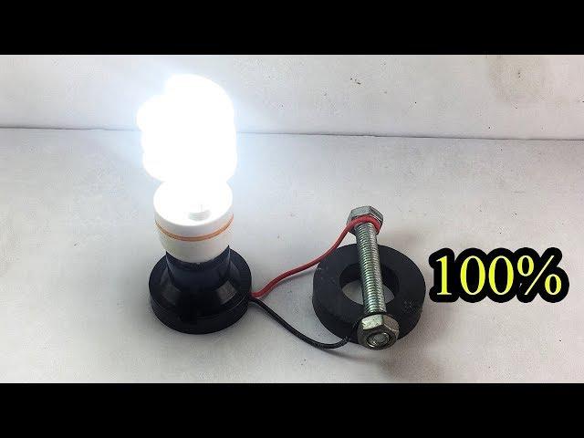 Amazing Technology Free Energy Generator With Light Bulb 220V For Ideas 2020