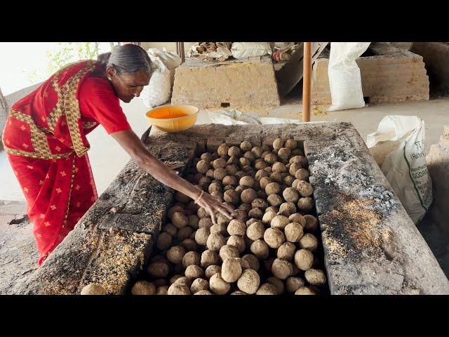 VIBUTHI | COW DUNG VIBUTHI | Using Traditional Process |Organic Method| Grandma Country Food Cooking