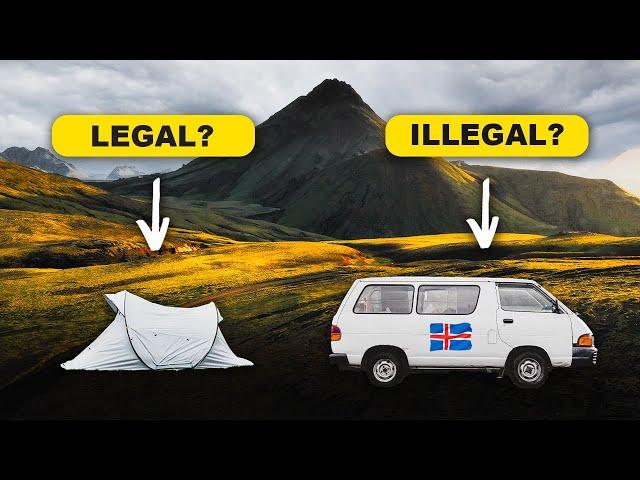 The Truth about camping in Iceland (rules explained)