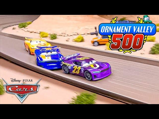 Will Gogo Logano Be the Champion? | Radiator Springs Ornament Valley 500 Race | Pixar Cars