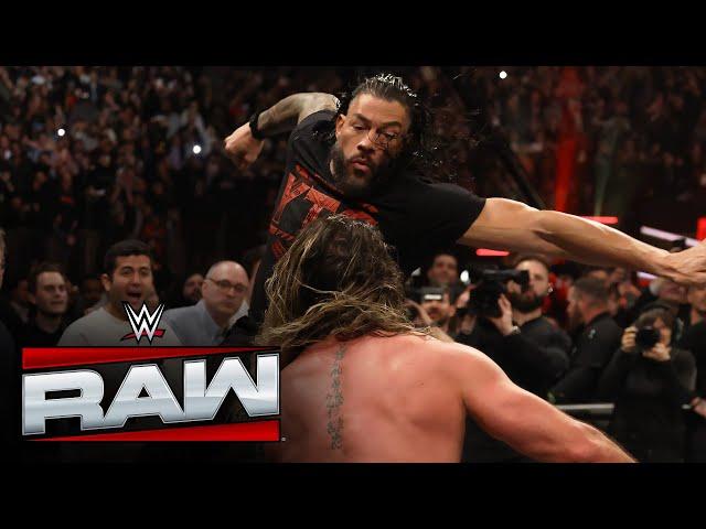 Roman Reigns SPEARS and STOMPS Seth Rollins in surprise return: Raw highlights, March 10, 2025