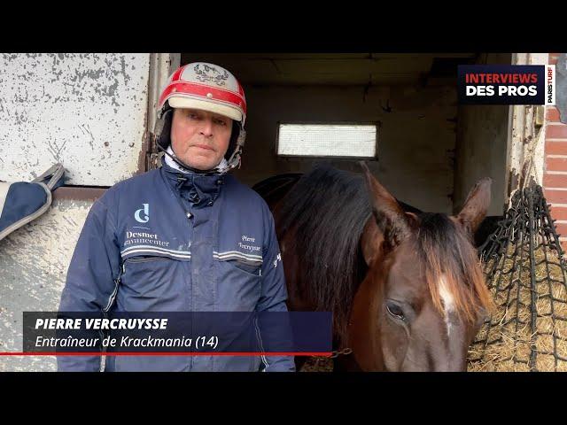 PIERRE VERCRUYSSE | ENTRAÎNEUR DE KRACKMANIA | QUINTÉ DU SAMEDI 8 FÉVRIER À PARIS VINCENNES