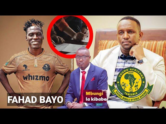 MURO: WELCOME YANGA!! FAHAD BAYO | KWA USAJILI HUU  NI BLAAA!! REKODI ZAKE NI KIVUMBI KWA MABEKI...