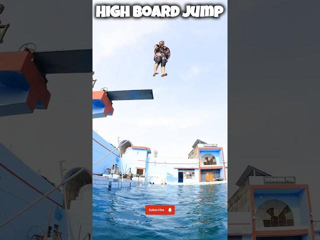 Jumping into Deep Water Swimming Pool  #swimmer #swimming #dive #deepwater #learnswimming