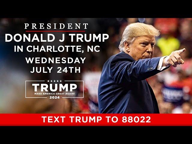 LIVE: President Trump in Charlotte, NC