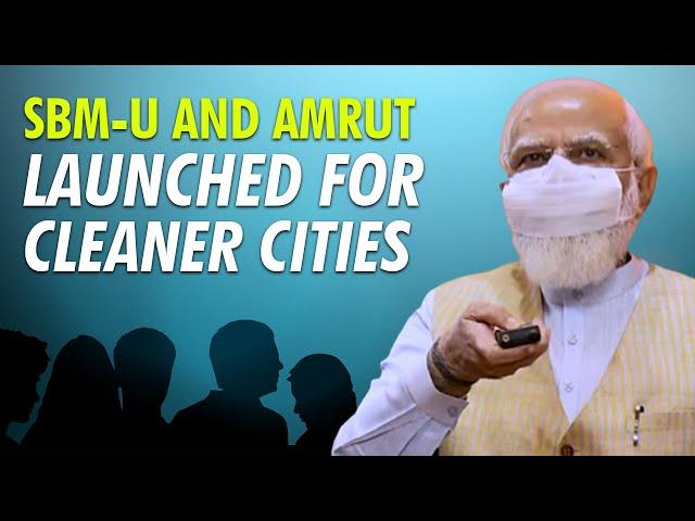 PM Modi launches second phases of Swachh Bharat Urban 2.0 and AMRUT 2.0 - know about the Missions