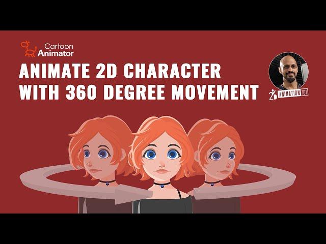 Animate 2D Characters with 360 Degree Movements