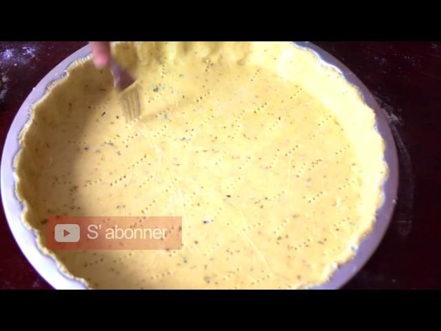 Pate brisée salé   (عجين البريزي للمملحات (عجين الكيش بالزعتر