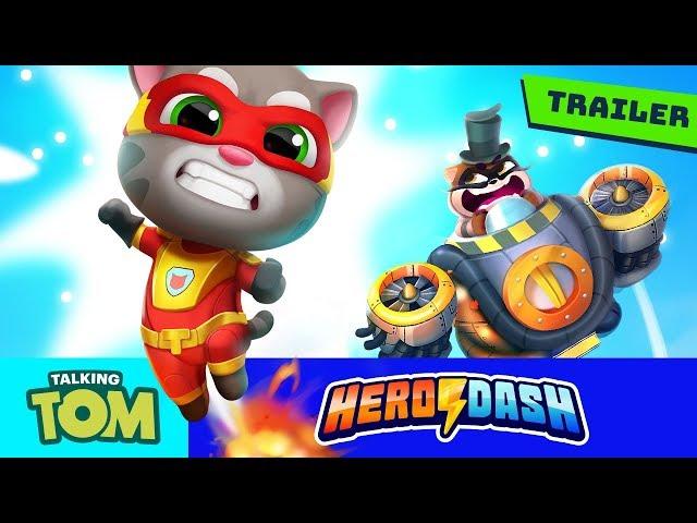  Fight the Raccoons! Talking Tom Hero Dash (NEW GAME Official Trailer) 