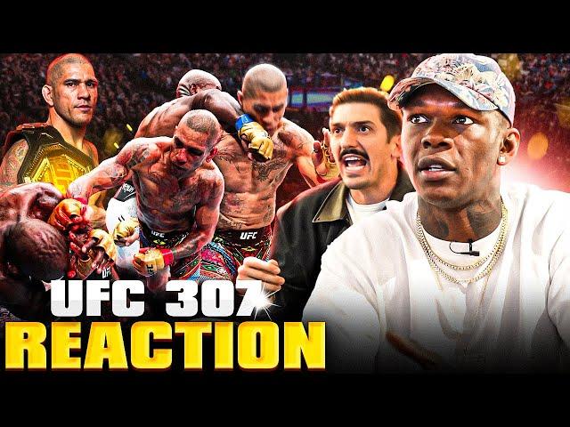 Israel Adesanya & Andrew Schulz React To Alex Pereira vs Khalil Rountree at UFC 307