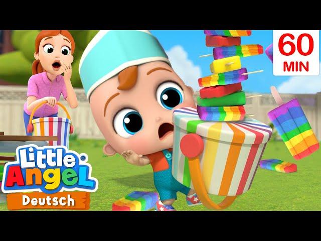 Regenbogen-Eis | Kinderlieder mit Klein Joni | Little Angel Deutsch