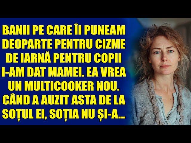 Dramă familială: bani pentru un multicooker, nu pentru copii