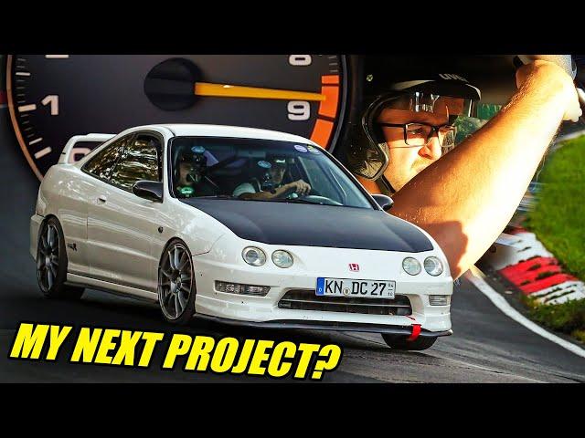 9000 Sunset RPM! Honda Integra DC2 Type R! // Nürburgring