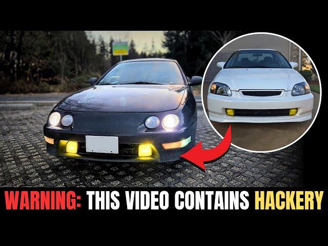 Can You Make JDM EK Civic Fog Lights Work on an INTEGRA?!