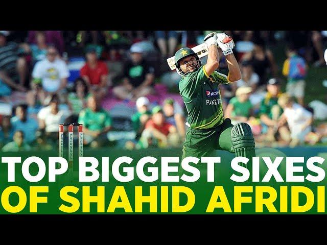 Top Biggest Sixes of Boom Boom Shahid Afridi | PCB | MA2A