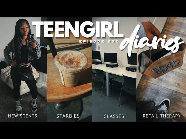 TEENGIRL DIARIES 002  | Fall Shopping, Hair Struggles, Starbucks, Classes