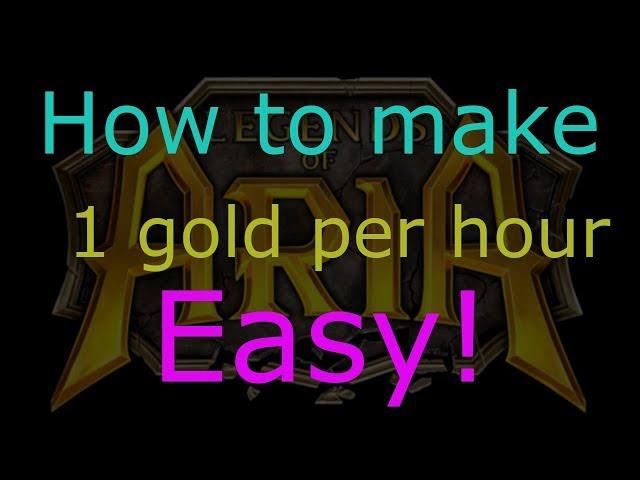 Legends Of Aria | 1 Gold Per Hour | Train Melee to 45 percent