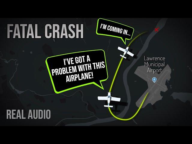 Pilot's last words. #N715PA crashed after takeoff. REAL ATC